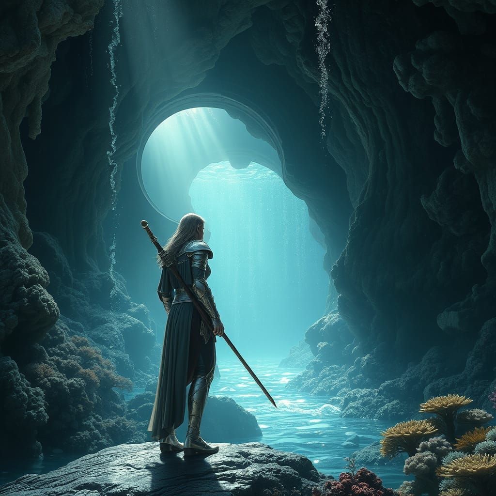 Sidhe Warrior Guarding Fae Portal