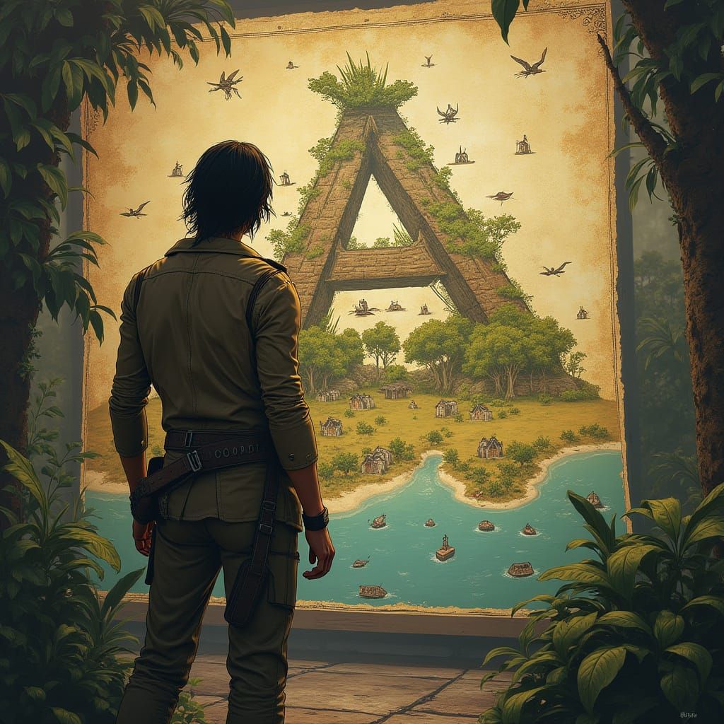 The Arkadians on the Island: Digital Art