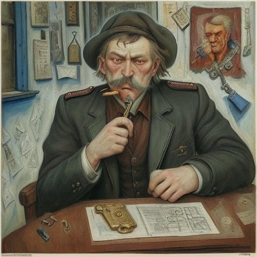 Locksmith Vasya's Divorce: An Expressionist Portrait