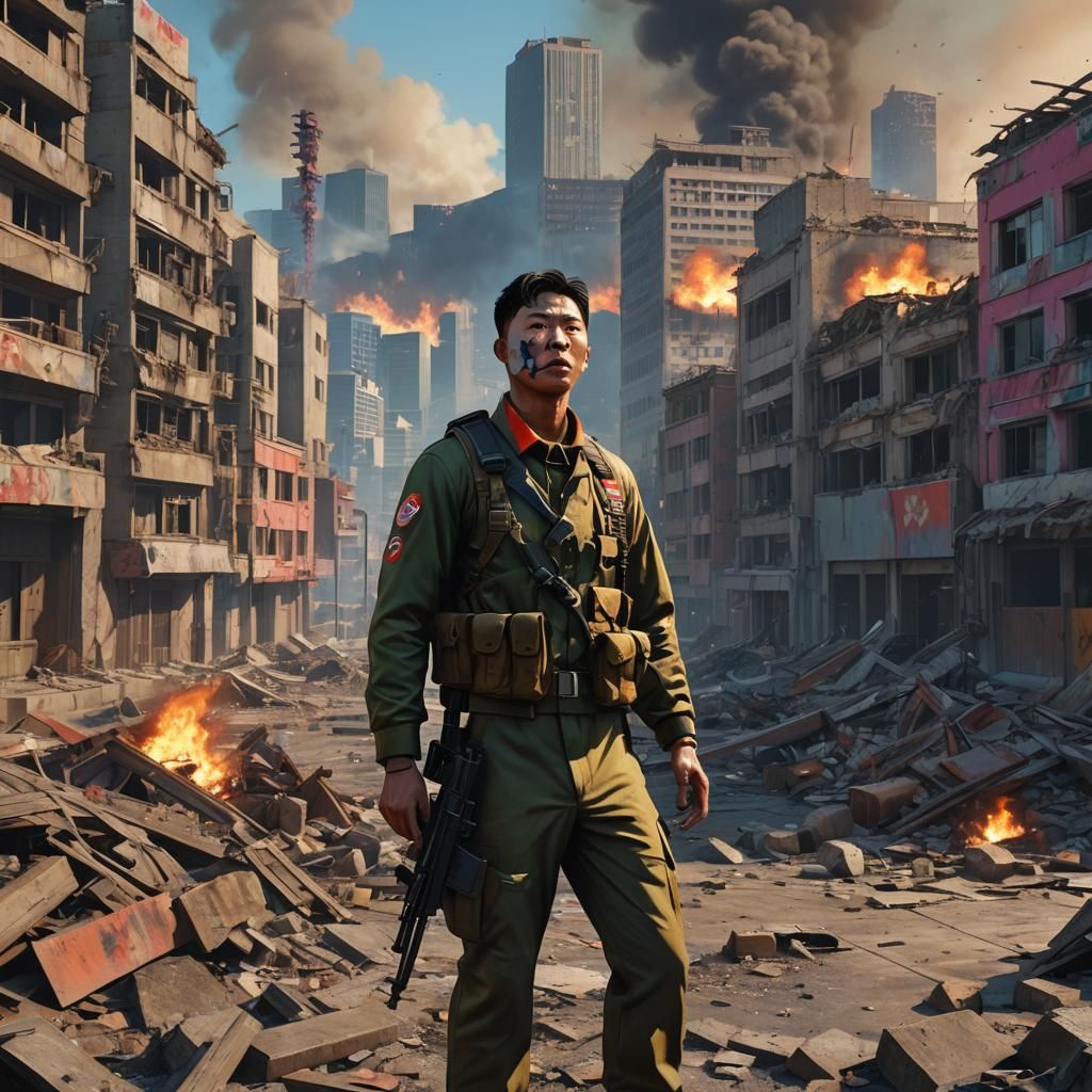 Los Santos Invasion: Hyperrealistic Concept Art