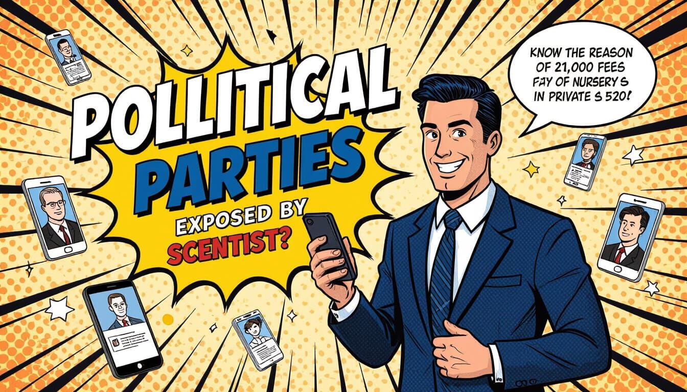 Dynamic Comic Book Thumbnail: Political Parties Exposed