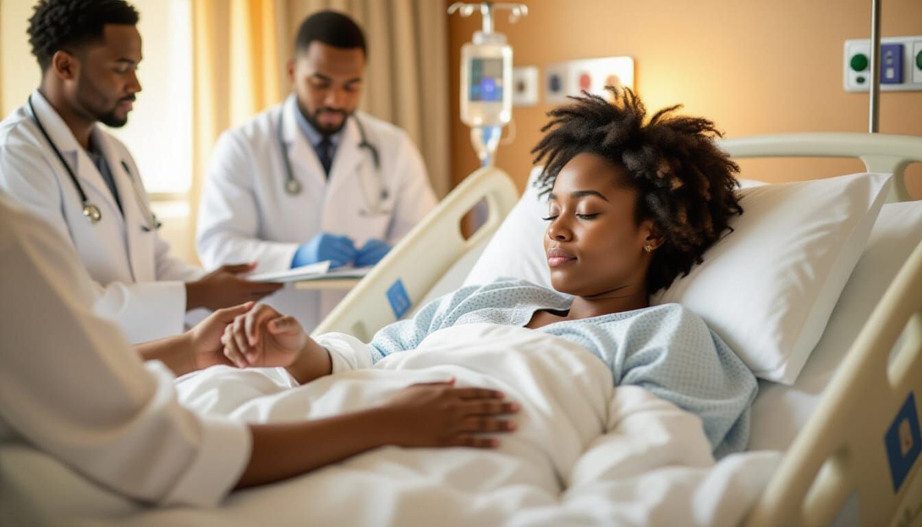 Hopeful Dawn: Chinenye's Peaceful Recovery in Realistic Oil ...