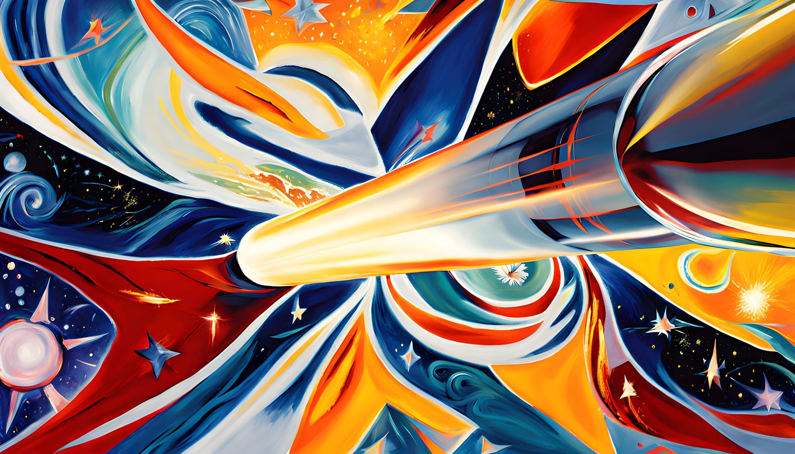 Stunning Vortex Whirlpool in Radiant Colors