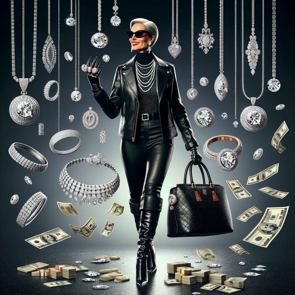 Elegant Thief Steals Diamonds in Style