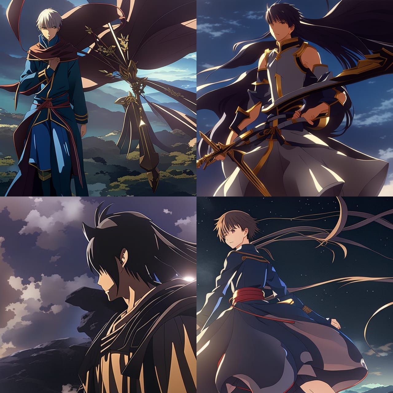 Anime Boy Close-Up in Vibrant Style