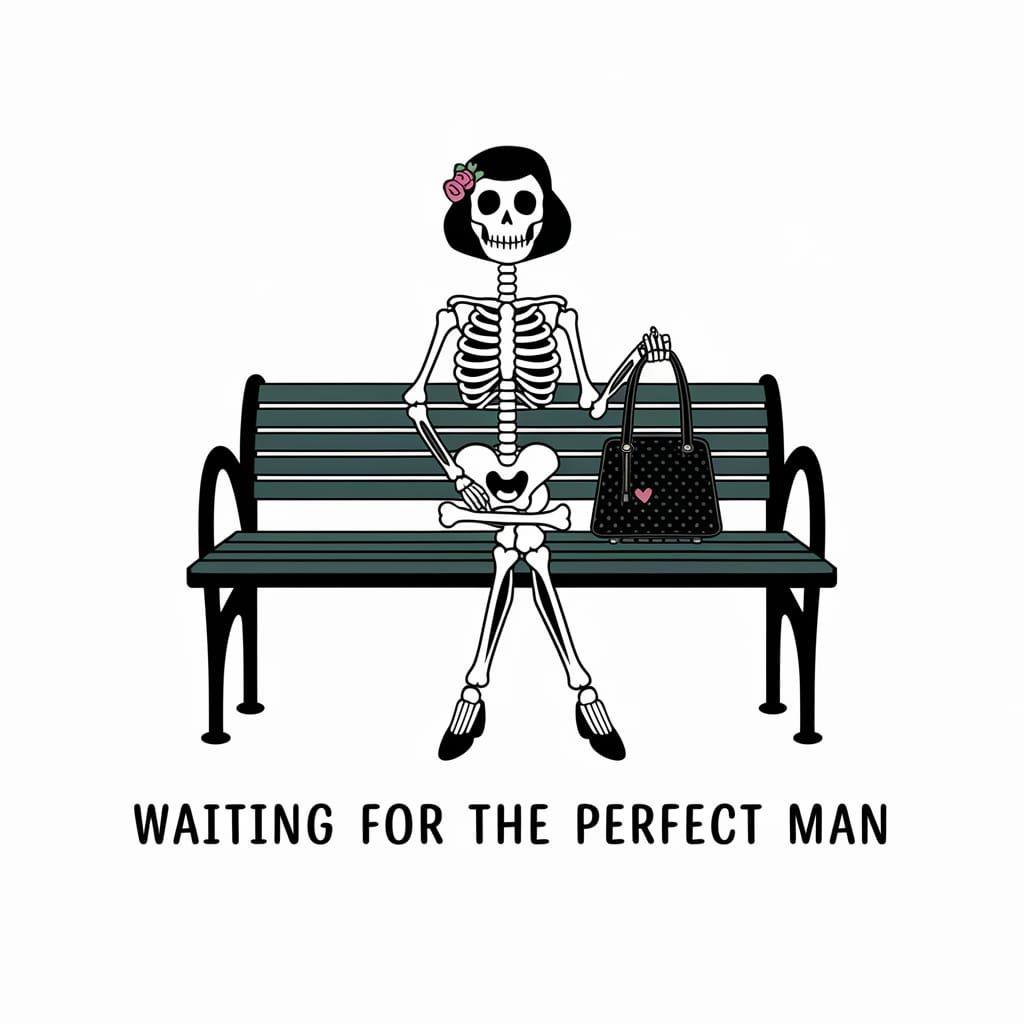 "Waiting for the perfect man"