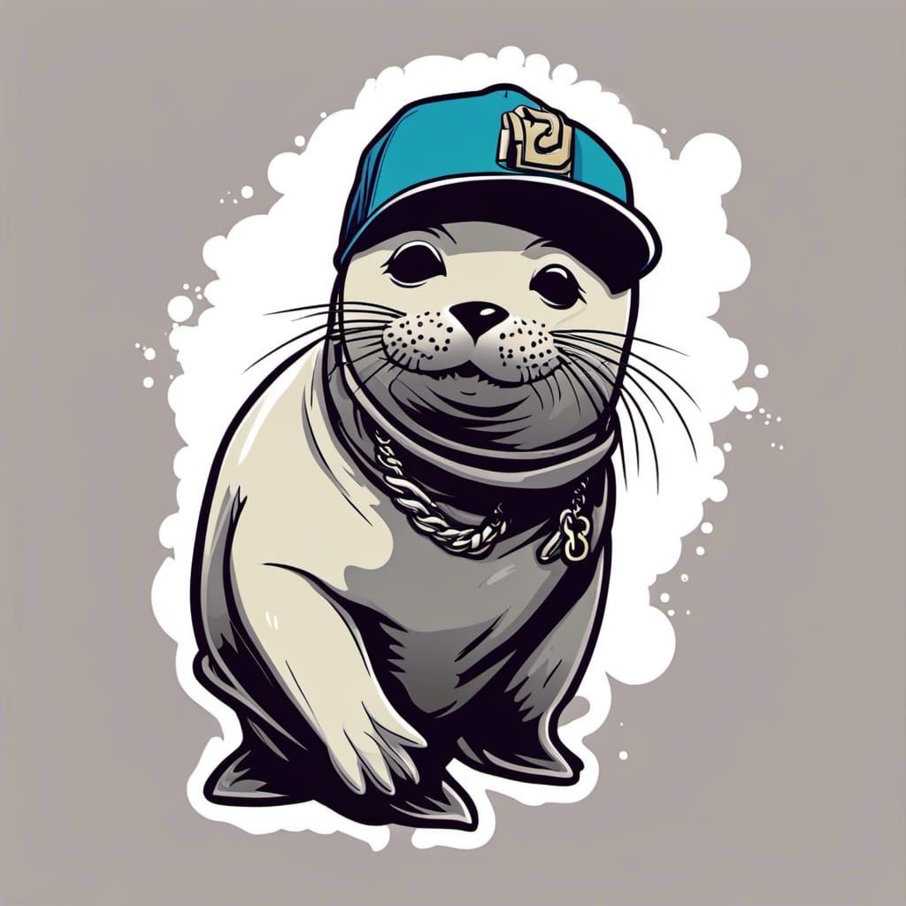 Cute Hip Hop Style Seal