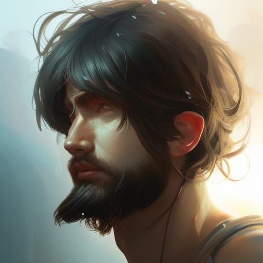 Detailed Portrait with Dynamic Lighting