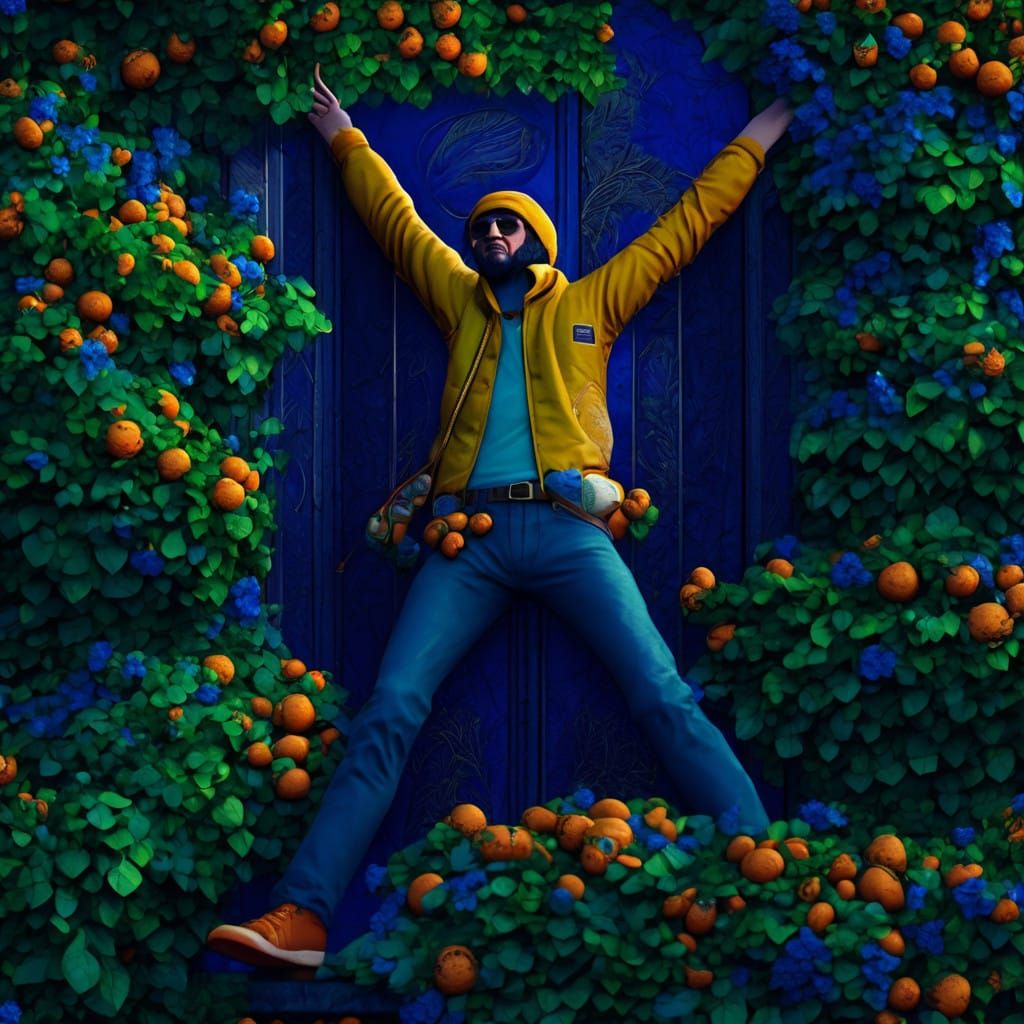 Mystical Archway in Vibrant Twilight