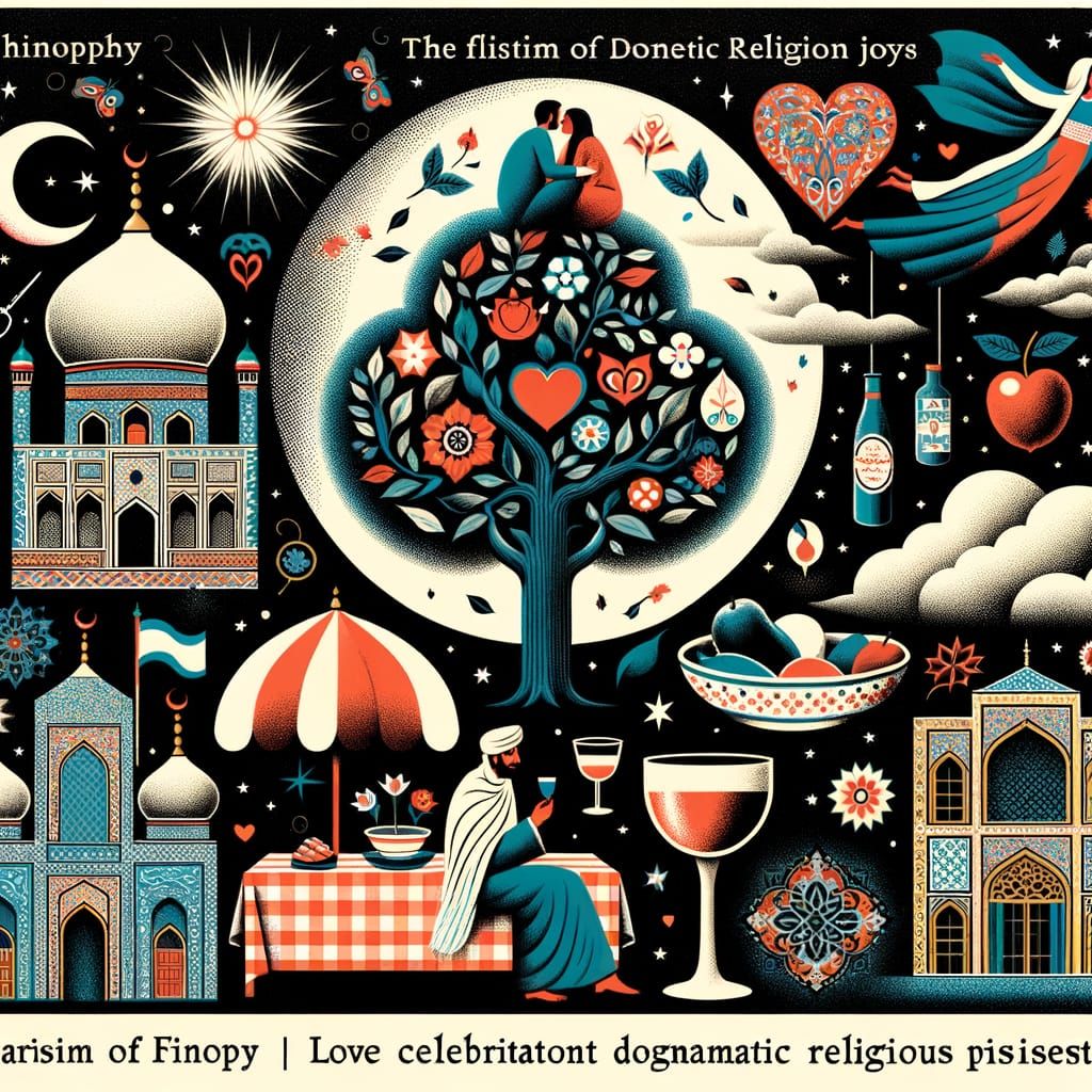 Omar Khayyam's Philosophy and Life Celebrated in Persian Col...