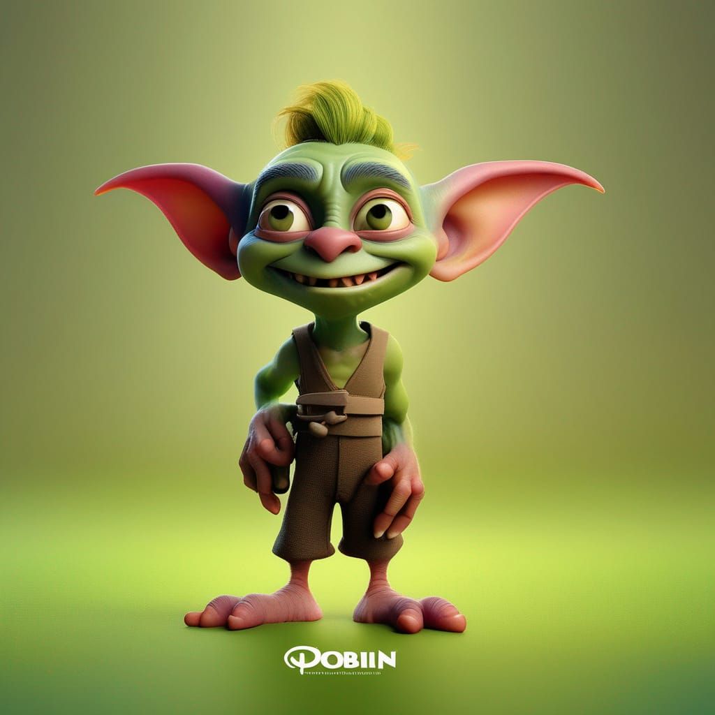 Goblin Concept Art in 3D Digital Style