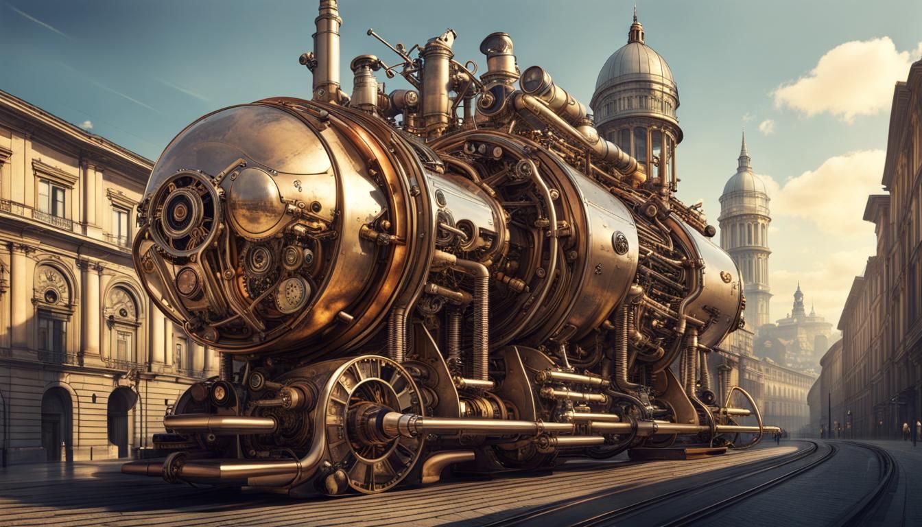 Steampunk train