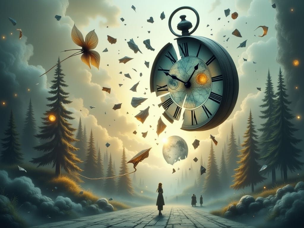 Dreamlike Time Dilation in a Hyperreal World