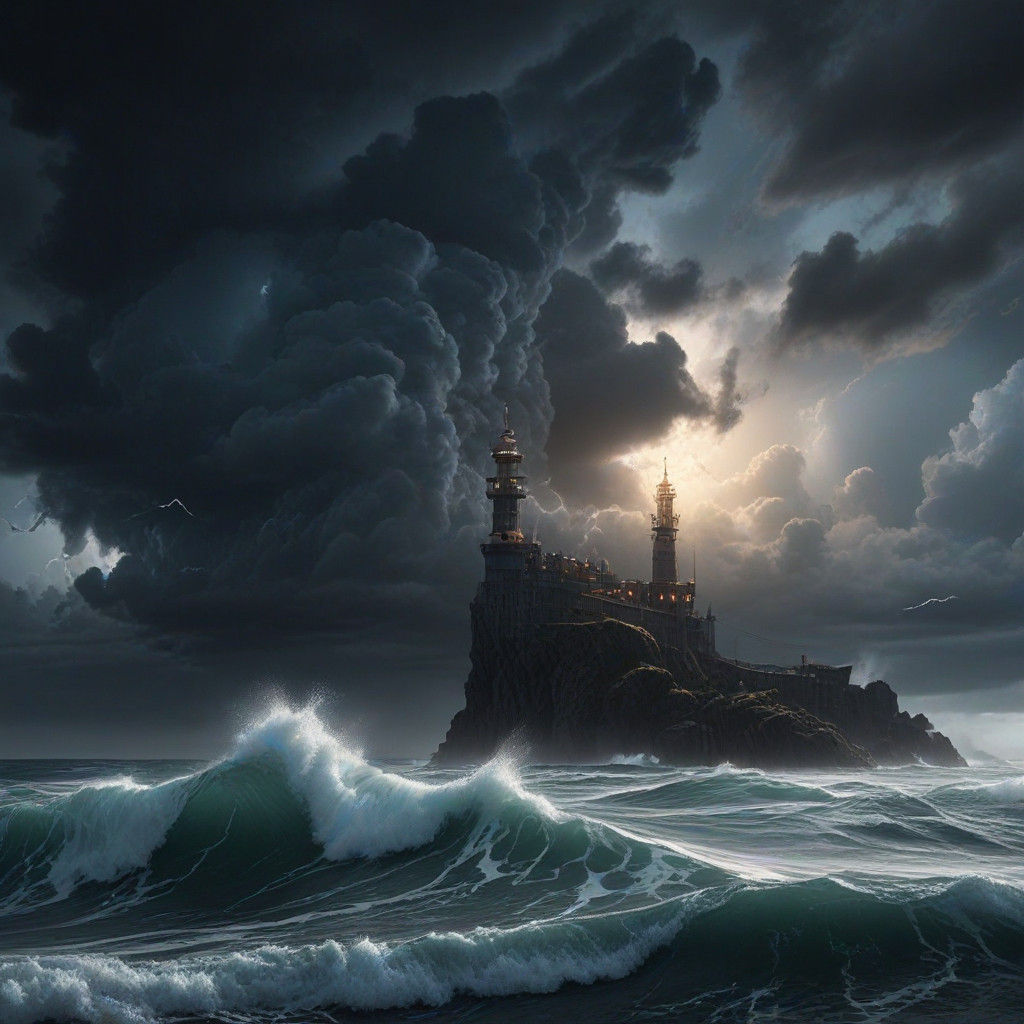 Breathtaking Stormy Seascape in Epic Cinematic Style
