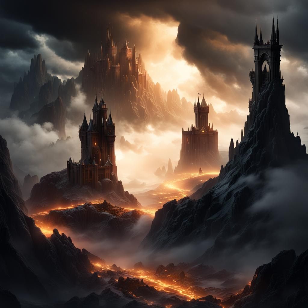 Villain's Fortress: Dark Matte Painting in Unreal Engine