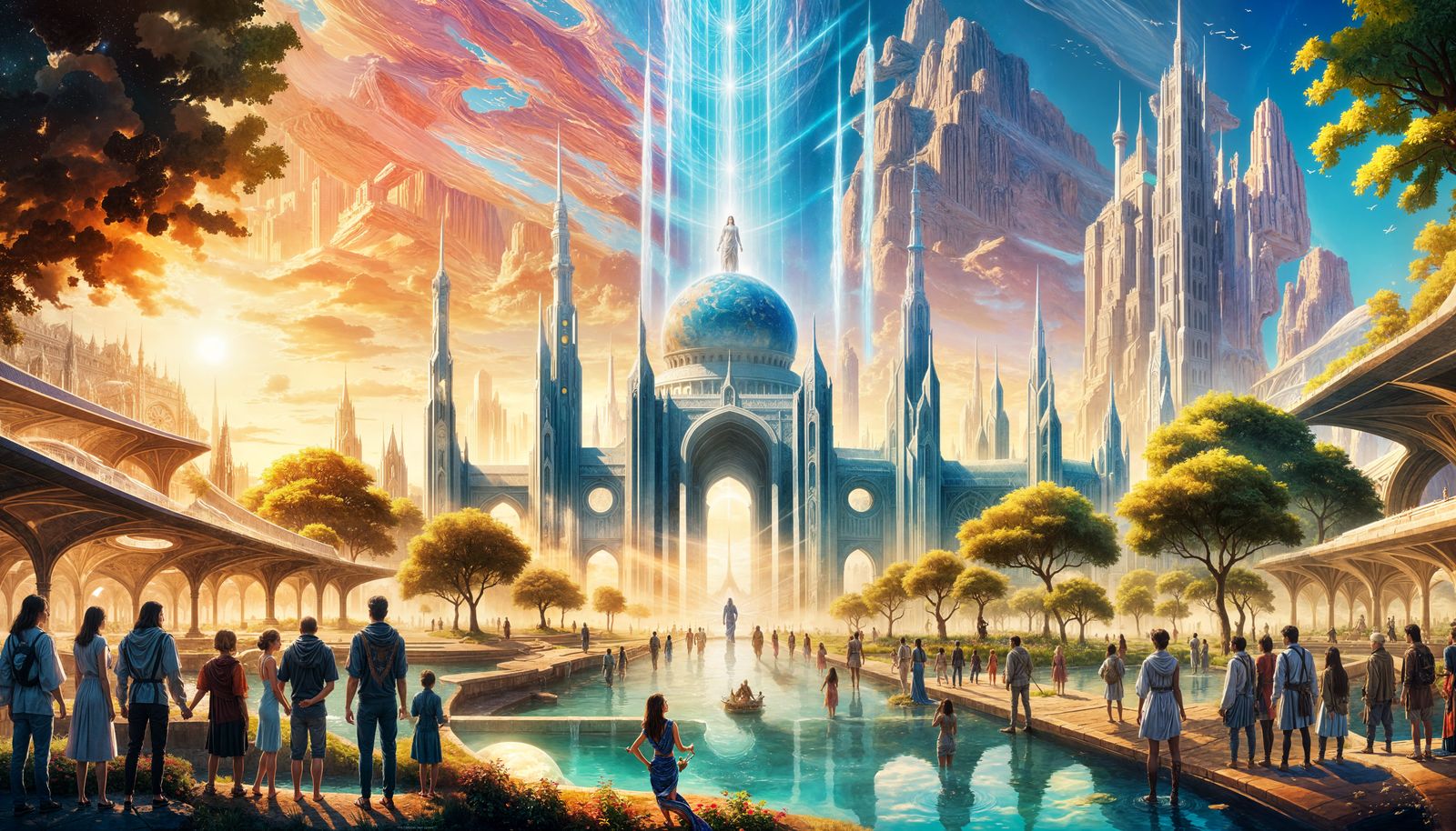 Utopian Universe United Under Divine Light