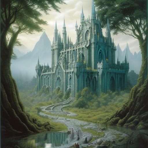 Fantasy Castle Inspired by Whelan and Parkinson
