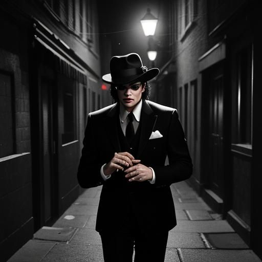 Michael Jackson Dances in Surrealist Film Noir