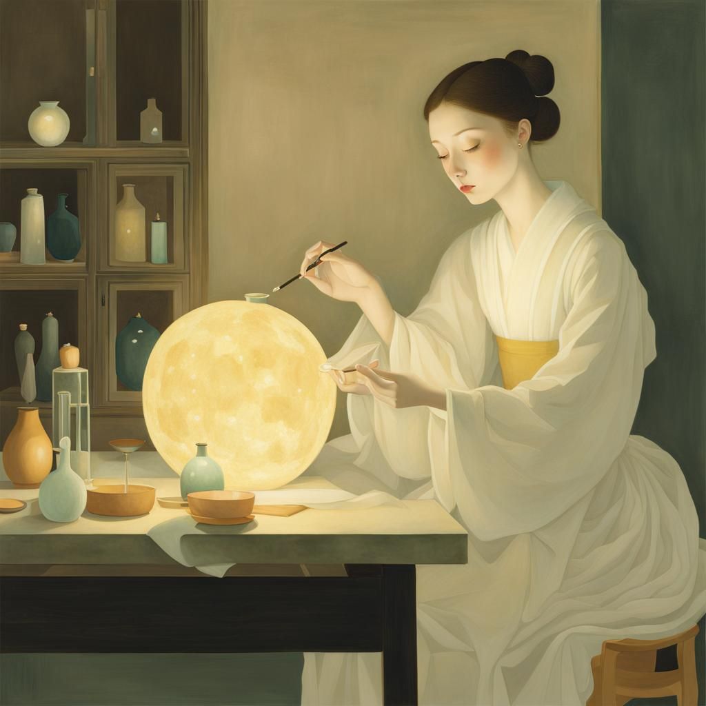 Alchemist's Luminous Phosphorus Discovery: Golden Age Art