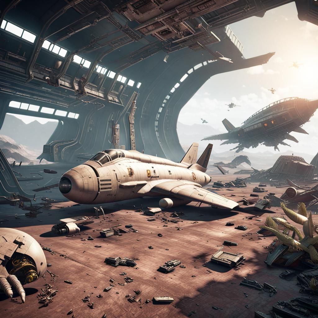 1950s Alien Crash Landing in Restricted Zone