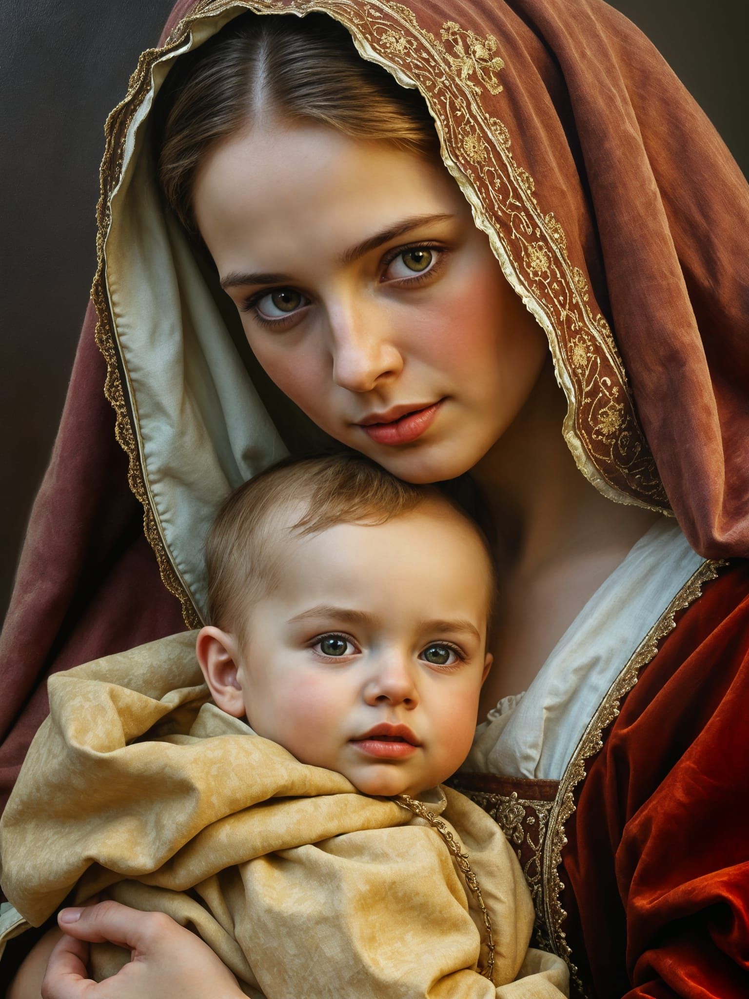 Motherly Love in Medieval Splendor