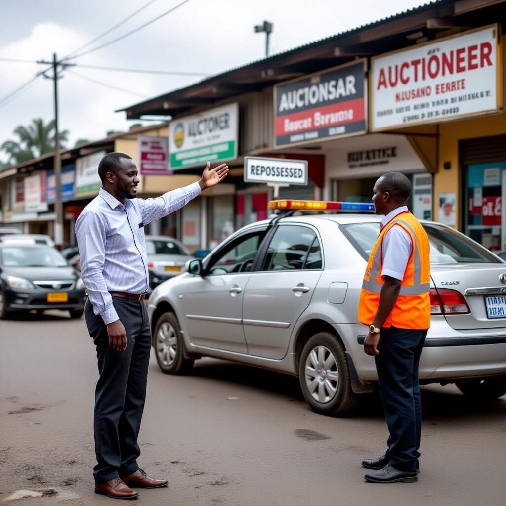Kenyan Businessman Pleads as Car is Repossessed