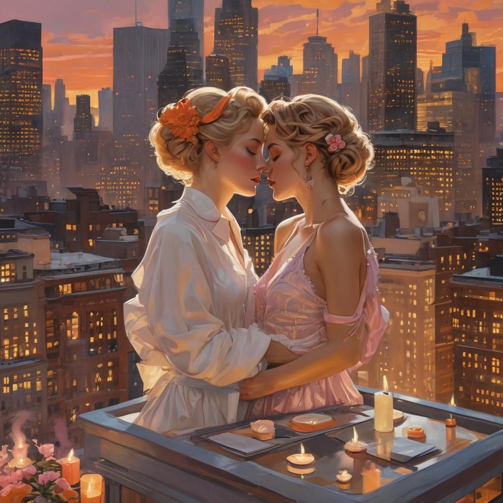 Art by J.C. Leyendecker, Keith Haring, an claustrophobic roo...