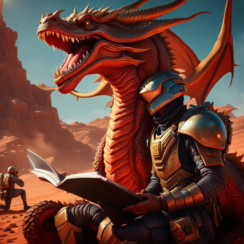 Martian Dragon Soldiers Reacting to Mean Tweets