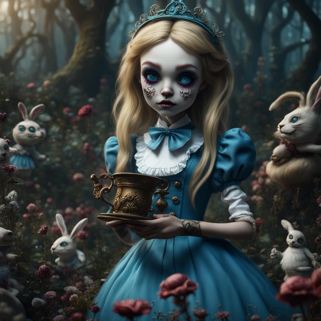 Alice in Wonderland Living Dead Doll Hybrid