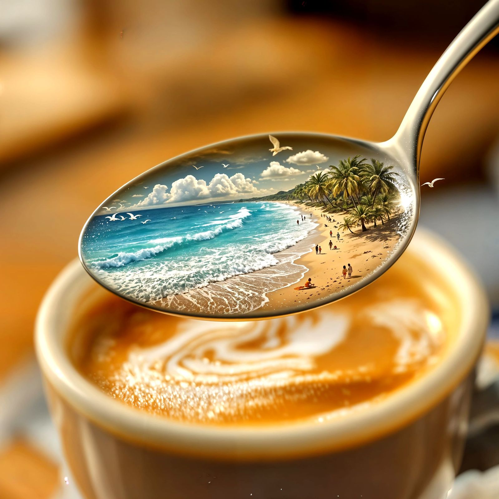 Coffee on summer mornings