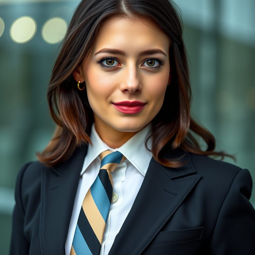 Successful Businesswoman in Formal Attire