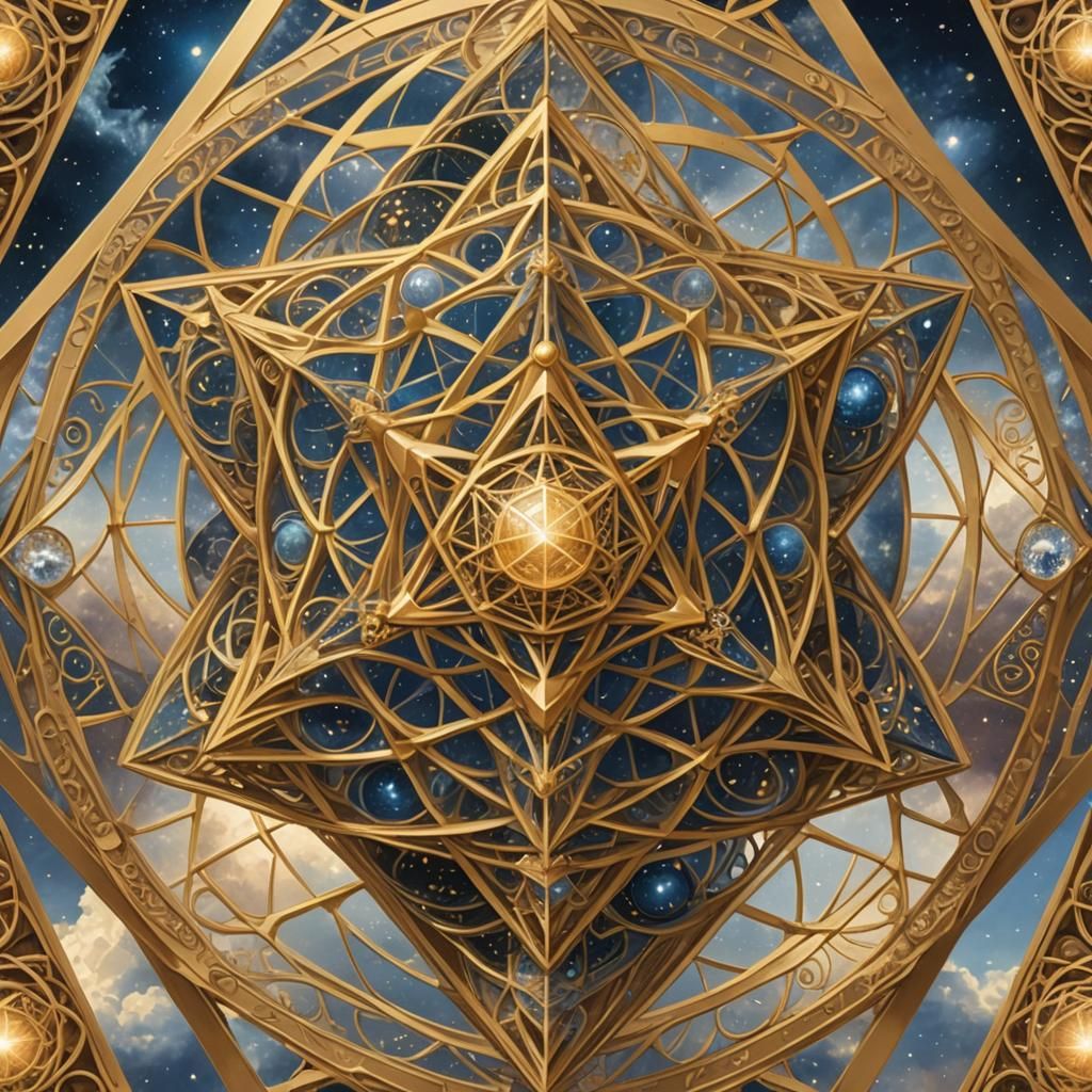 Golden Spirals Ascending to the Heavens