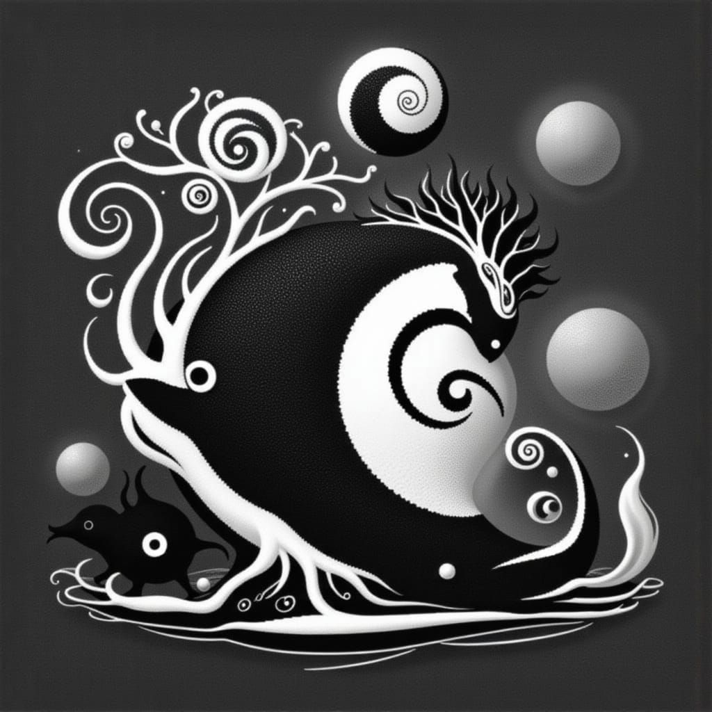 Experimental AI Image Generation Art Style