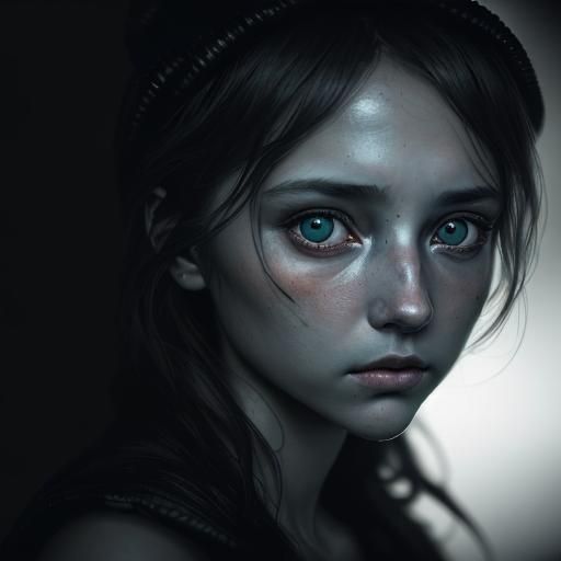 Hollow Knight Portrait in Photographic Style