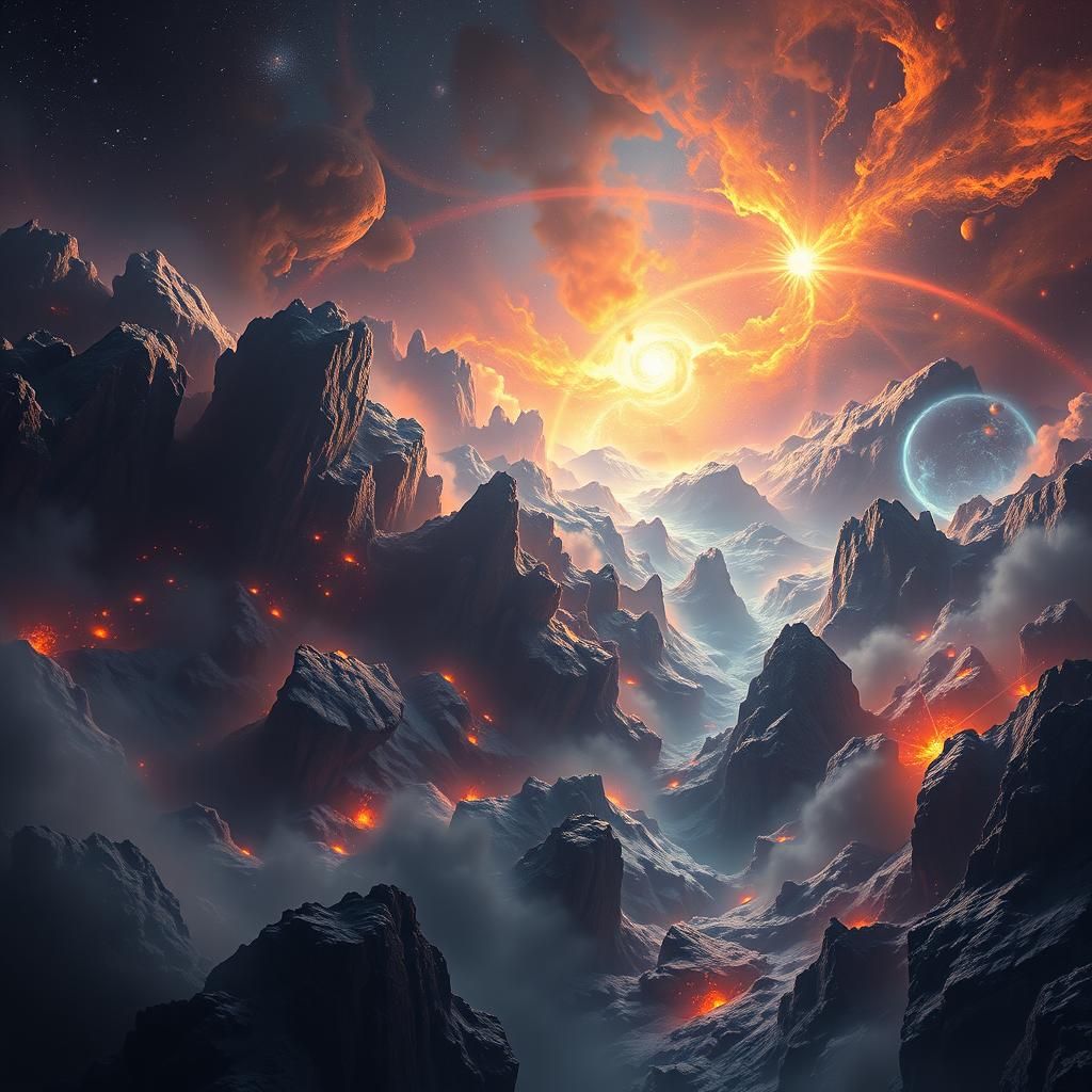 Epic Neoclassical Metal Album Cover Art