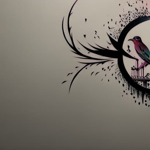 Mockingbird Tattoo Stencil: Hope and New Beginnings