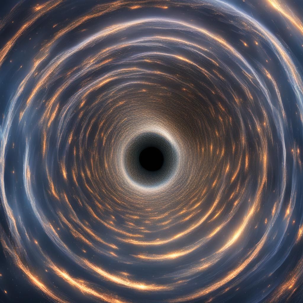 Abstract Rendering of a Wormhole