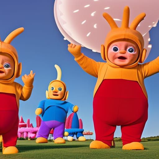 Donald Trump as Teletubby: Professional Photography