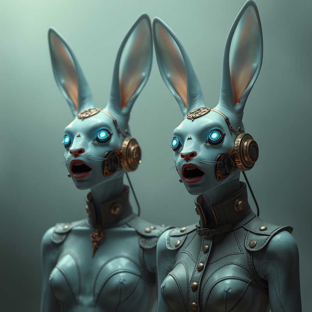 Surreal Cyberpunk Duality