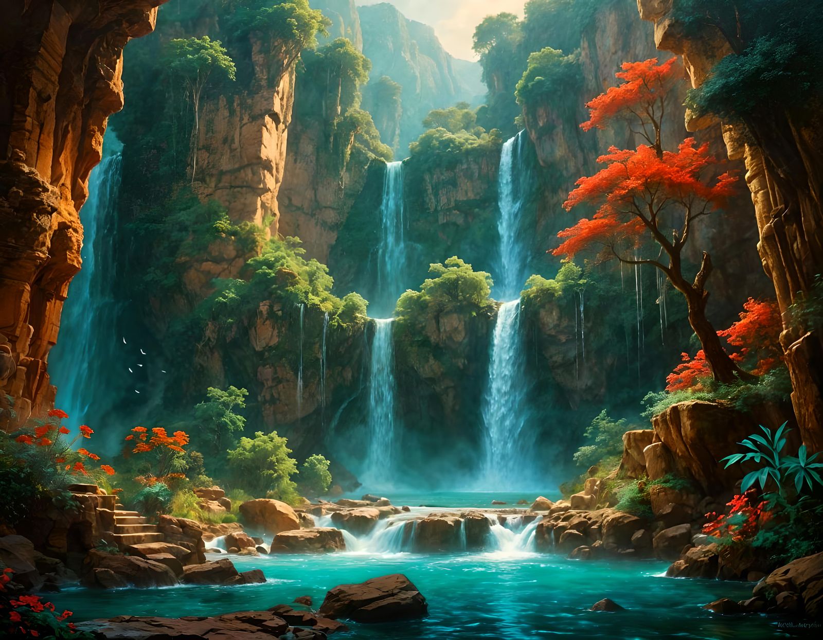Waterfall Oasis