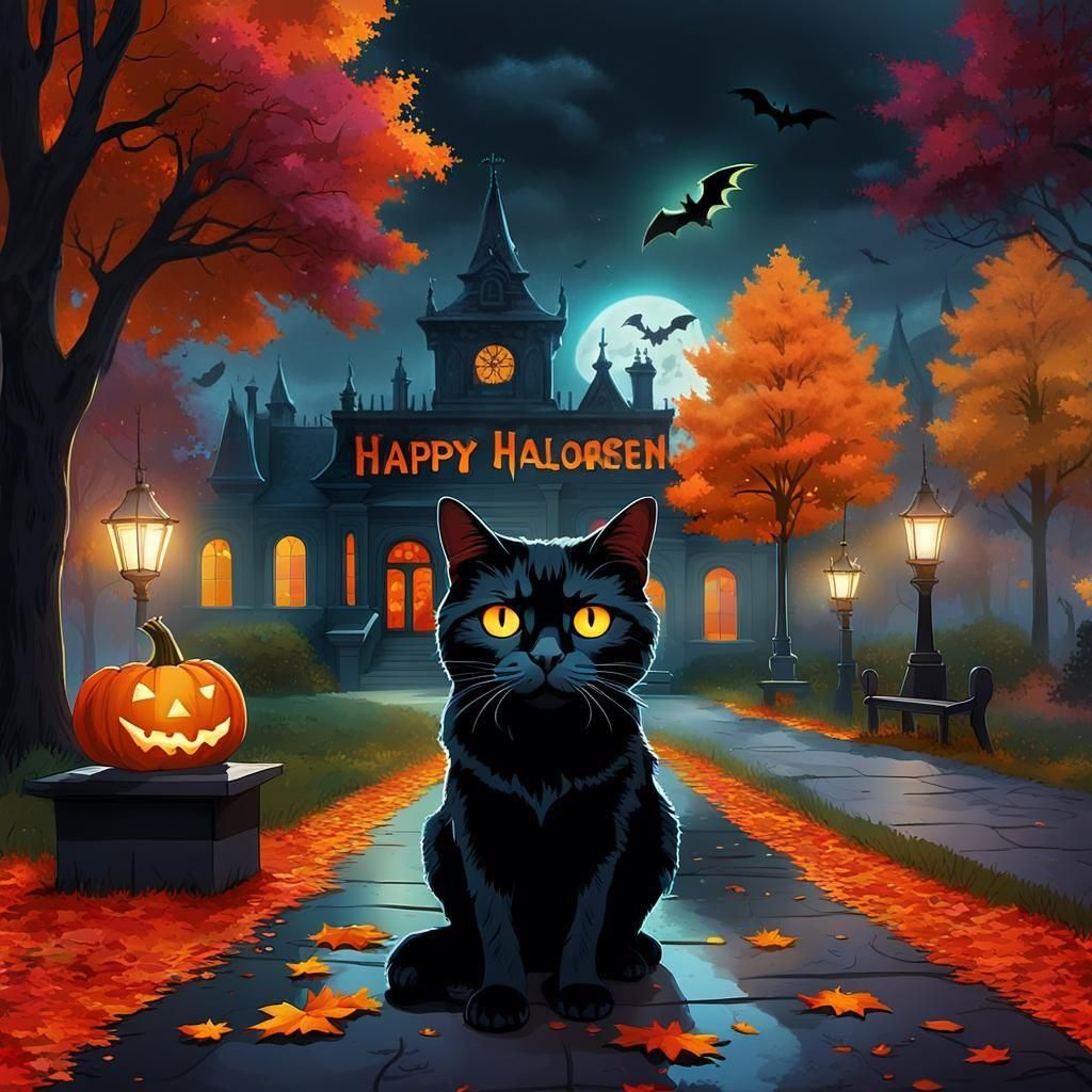 Fantastical Spooky Season Banner Concept Art