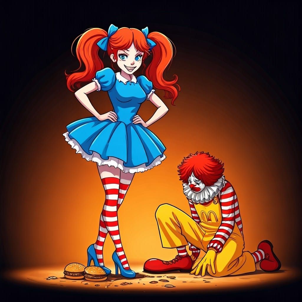 Wendy's Condescending Victory: A Hyper-Stylized Spectacle