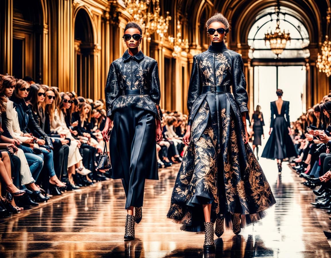 Chic High Fashion Show in Paris
