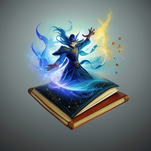 Magical Art Escapes a Mystical Book