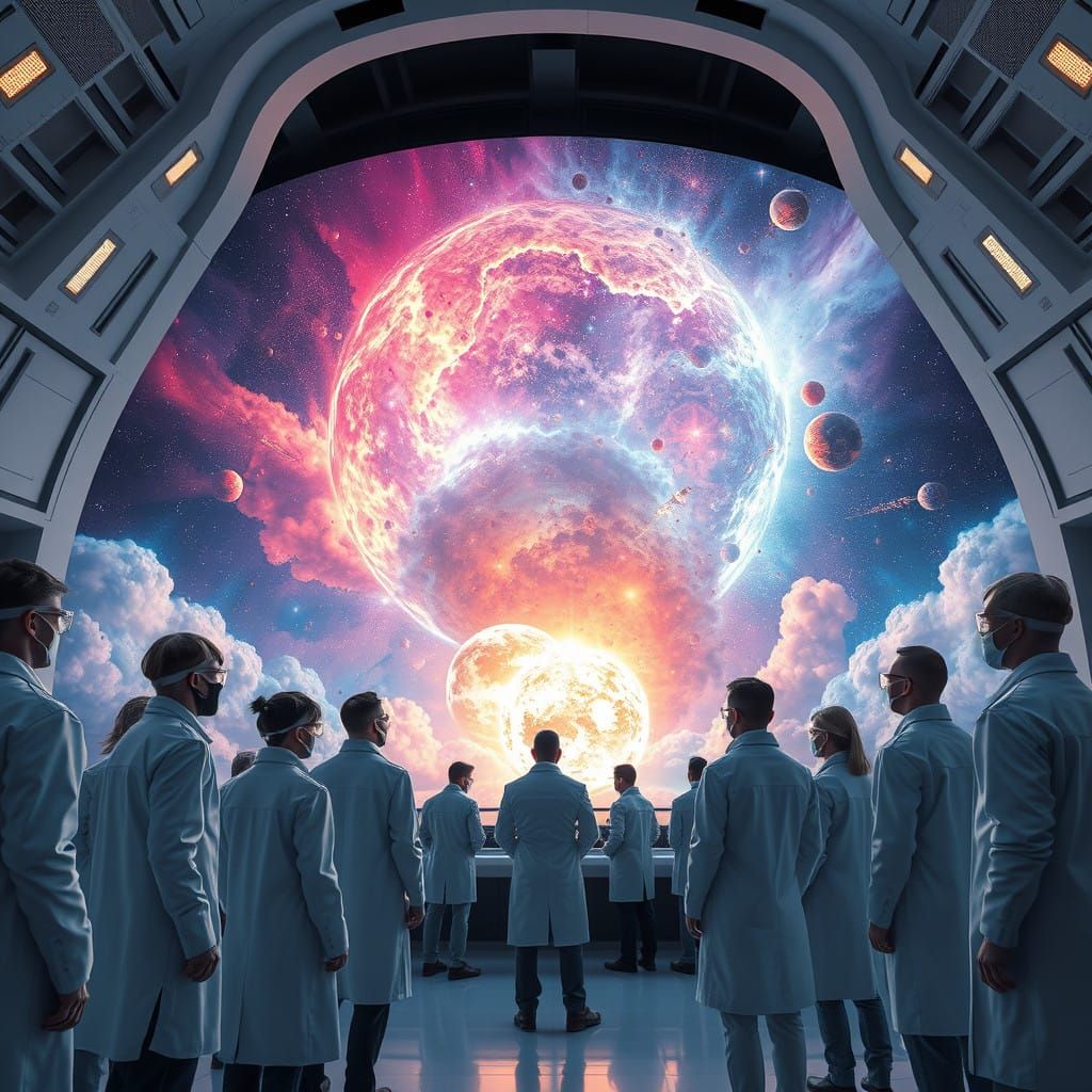 Scientists Witness Dazzling Cosmic Birth in Futuristic Lab