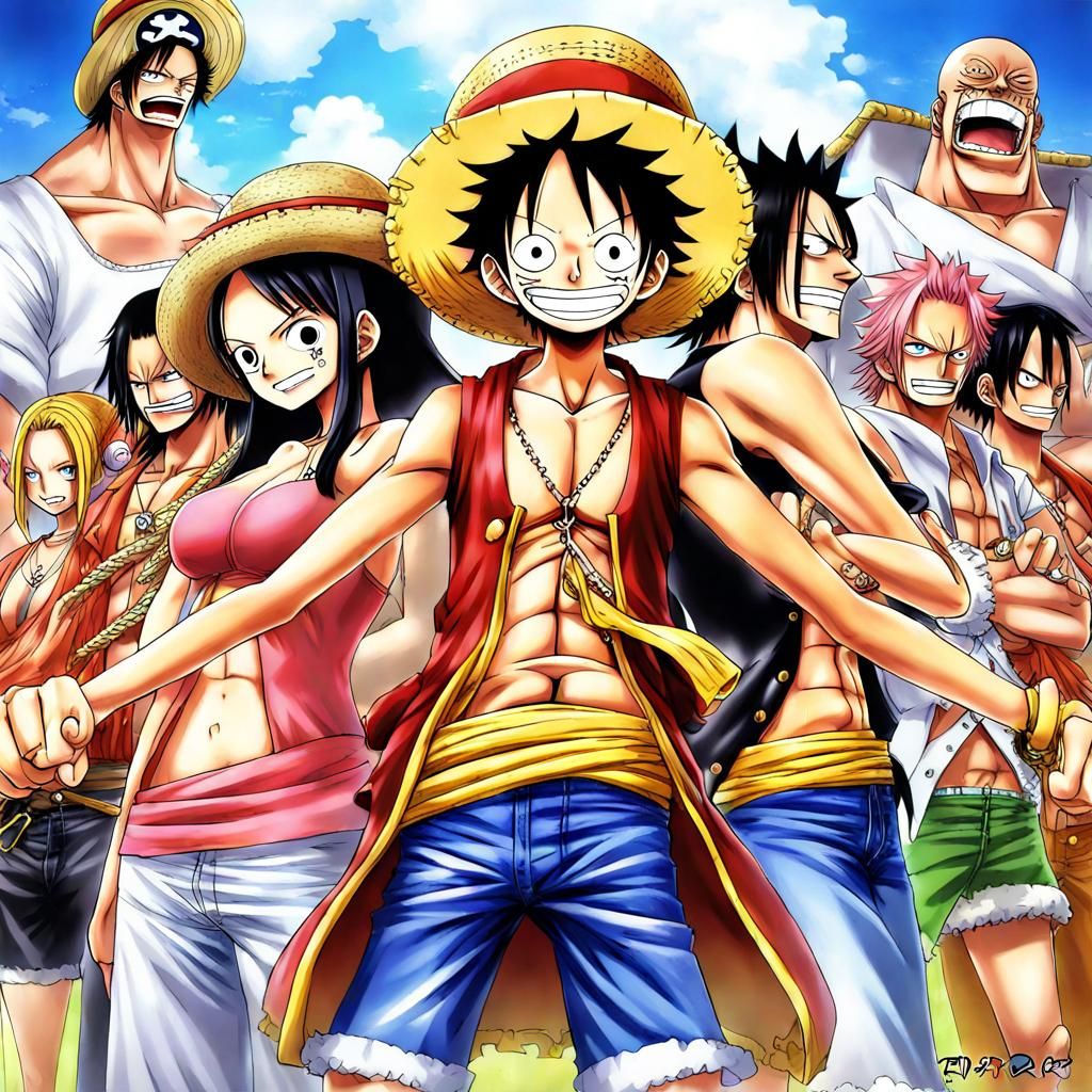 One Piece Anime Key Visual Illustration