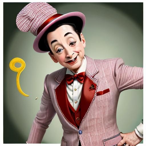 Pee-wee adds, with a wink, "Remember, dear friend,
The great...