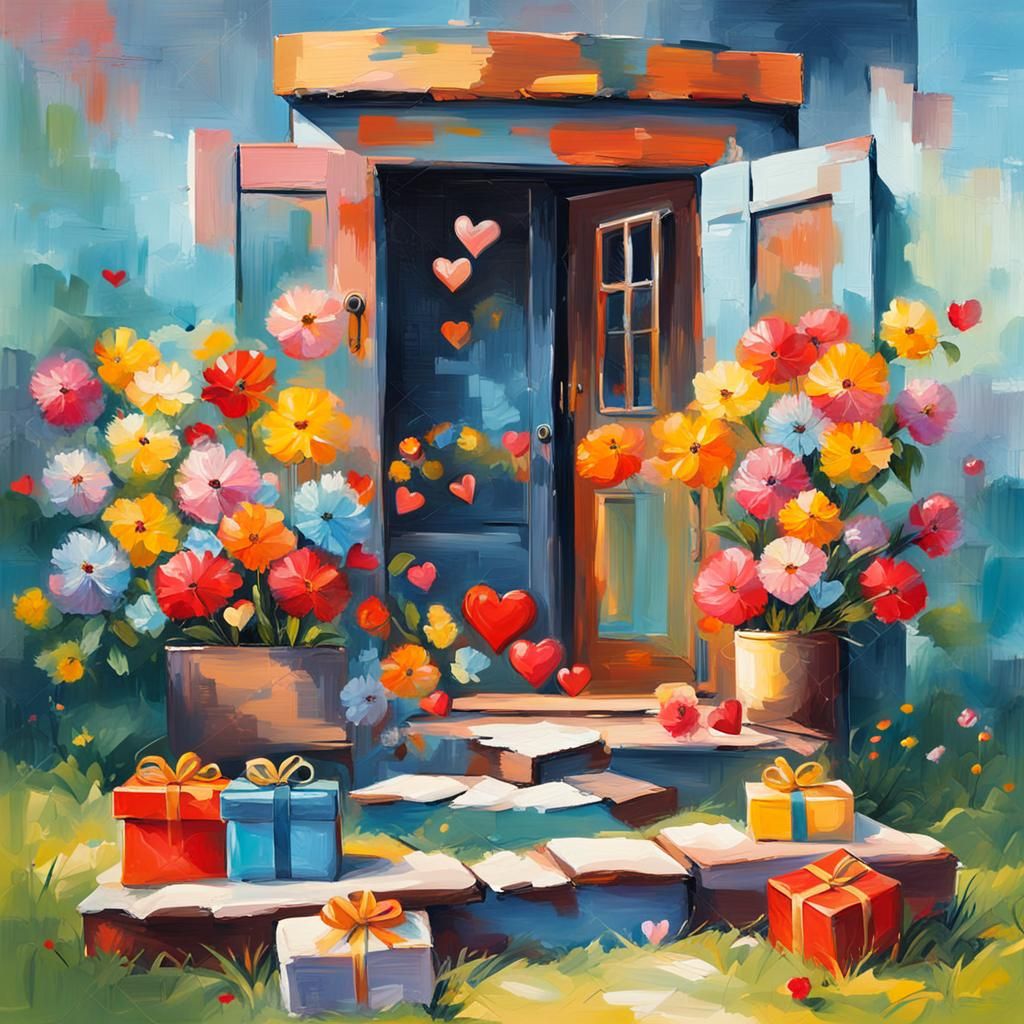 colorful and happy