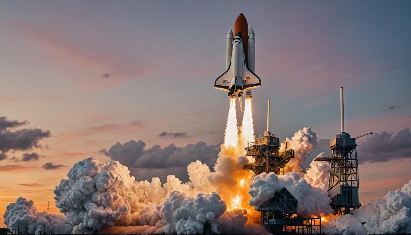 Space Shuttle Enterprise Launch at Cape Canaveral