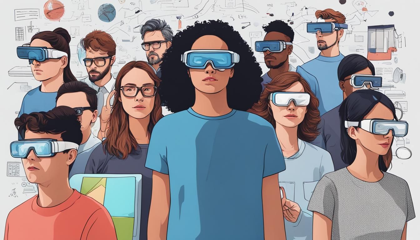 People Experiencing Mixed Reality Technology